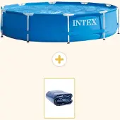 Intex Framezwembad, rond - 305x76 cm - 2-delig, model S21327