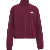 Adidas Trainingsjack 'Train Essentials' wijnrood / wit