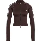 Adidas Sweatvest 'Essentials' taupe / chocoladebruin / wit