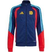 Adidas Lamine Yamal Trainingsjack Kids Donkerblauw Rood Blauw Oranje