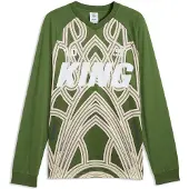 Puma Tricot 'KING ' beige / olijfgroen / wit