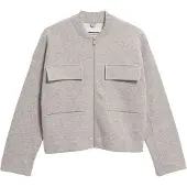 Armedangels Gebreid vest 'BOMBER' lichtbeige