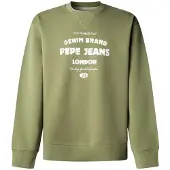Pepe Jeans Sweatshirt groen / wit