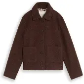 Tom Tailor Fleece jas bruin