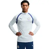Puma Manchester City Trainingstrui 1/4-Zip 2026-2027 Lichtblauw Donkerblauw