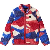 Reima Fleece jas ' Tupsis ' gemengde kleuren / cranberry