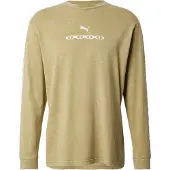 Puma Shirt olijfgroen / wit