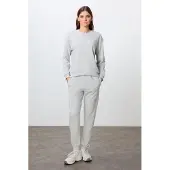 Tommy Life Oversized Katoenen-polyester Sweater en Broek Set