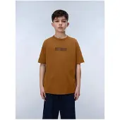 Napapijri New Box Logo T-shirt Met Korte Mouwen