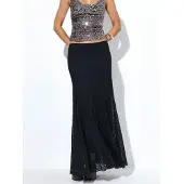 Busem Hoge taille A-lijn maxi rok