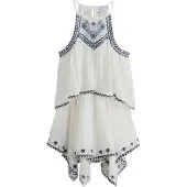 Next Jumpsuit lichtblauw / donkerblauw / wit