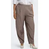ONLY Carmakoma Carjoanna Regular Fit Broeken Dames Grijs 52/32