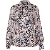 Desoto Blouse crème / donkerbruin / zwart