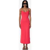Busem Mouwloze midi-slipdress