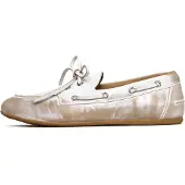 CESARE GASPARI Mocassins beige / wit