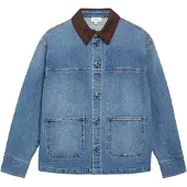 s.Oliver Tussenjas blauw denim / donkerblauw
