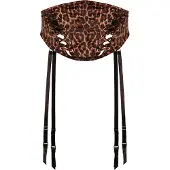Hunkemoller Quinn Waspie met Dierenprint Bruin Dames | Maat: M
