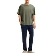 Jack & Jones Pyjama lang 'JACEVEREST' navy / olijfgroen