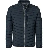 Casa Moda gewatteerde jas donkerblauw