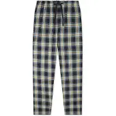 Schiesser Pyjamabroek ' Mix Relax ' donkerblauw / curry / grijs gemêleerd