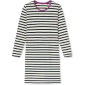 Schiesser Nachthemd ' Casual Essentials ' crème / blauw