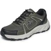 SKECHERS Lage schoen 'Hillcrest 2.0 - Sabbaday Falls' olijfgroen / zwart / wit