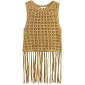 Next Gebreide top camel