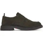 Tommy Hilfiger Veterschoenen van echt leer met reliëflogo
