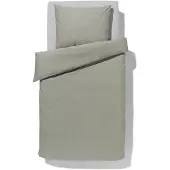 HEMA Dekbedovertrek Chambray 140x200/220 Groen (groen)