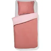 HEMA Dekbedovertrek 140x200/220cm Hotel Katoen Satijn Roze (roze)