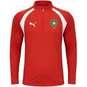 Puma Marokko Trainingstrui 1/4-Zip 2026-2028 Rood Wit