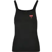 Urban Classics Top rood / zwart
