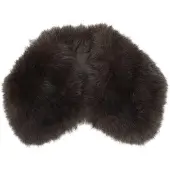 Comma Kragen donkerbruin