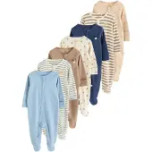 Next Nachtkledij beige / navy / lichtblauw / cappuccino / lichtbruin