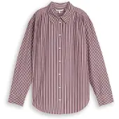 Tom Tailor Blouse pruim / wit