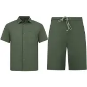 Enos Zomerset ribbed oversized shirt en korte broek