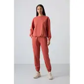 Tommy Life Oversized Sweatshirt en Elastische Boordbroek Set