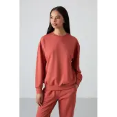 Tommy Life Oversized Sweatshirt en Elastische Boordbroek Set