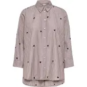 ONLY Blouse 'ONLNew Lina Grace' bruin / zwart / wit