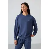 Tommy Life Oversized Sweater en Broekset met Elastische Boord