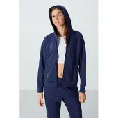 Tommy Life Dames Hooded Zip Sweatshirt en Broek Set