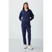 Tommy Life Dames Hooded Zip Sweatshirt en Broek Set