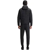BOSS Hadikonos-joggingbroek voor heren met zijstrepen en taps toelopend model (Donkerblauw)