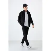 Tommy Life Heren Relaxed Fit Zip-kraag Sweatshirt en Broekset