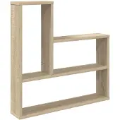 vidaXL Wandplank Sonoma Eiken 60 x 11 x 60 cm Bewerkt hout