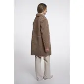 Rino & Pelle reversible double breasted coat juna.7002611 11100 mocha latte