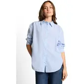 Tom Tailor Blouse pastelblauw / wit