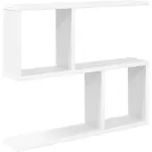 vidaXL Wandplank Wit 60 x 12 x 50,5 cm Bewerkt hout