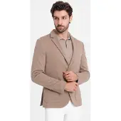 OMBRE Business-colbert donkerbeige