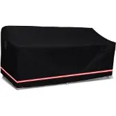 Famanu loungesetovertrek - Water- en UV-bestendig - Zwart